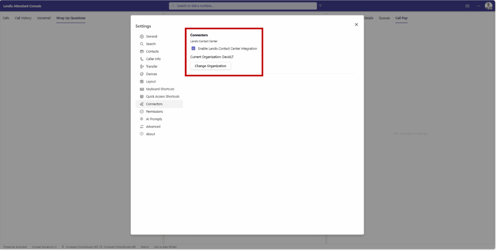 Contact Center connectors